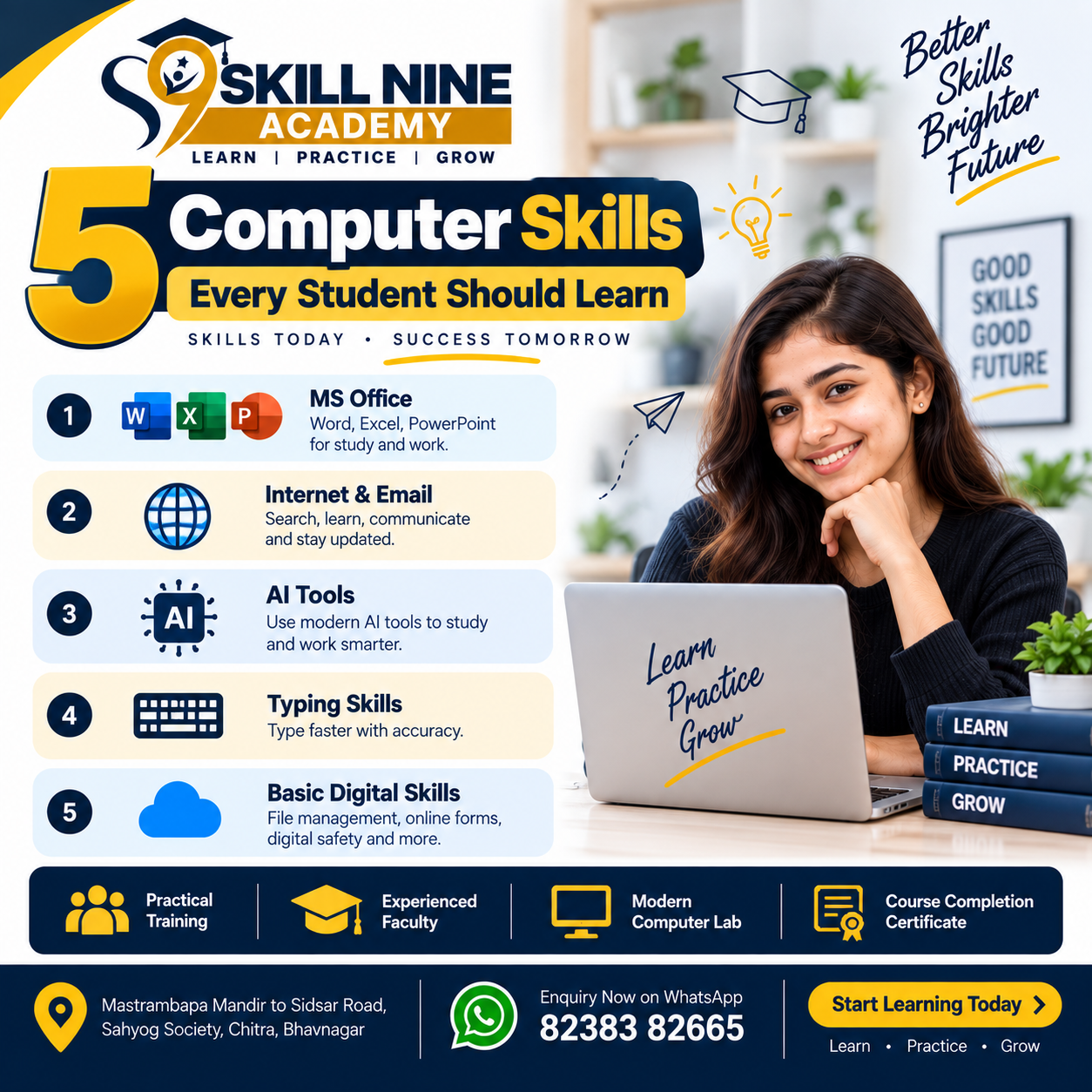 Computer Skills at Skill Nine Academy